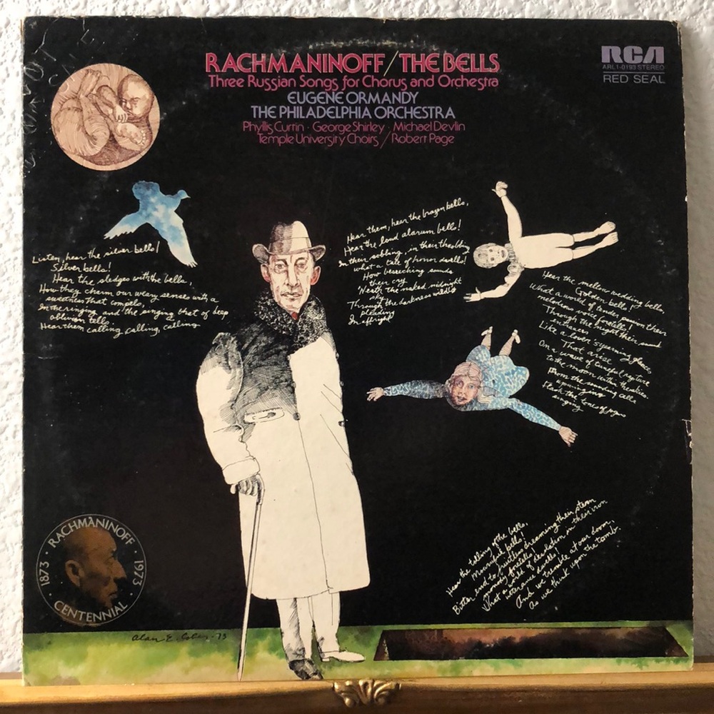 Rachmaninoff The Bells Performed by The Philadelphia Orchestra Vinyl Lp